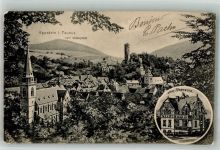 65817 W6239 Eppstein , Taunus 1905 - Blick vom Malerplatz Villa Theresia