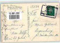 83671 W8174 Benediktbeuern - Bahnpost Kochel München Zug 1470 Mit Benedikenwand