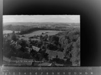 49545 W4542 Tecklenburg GLASNEGATIV Blick von der Burgmauer
