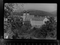 94526 W8354 Metten , Donau GLASNEGATIV Kloster