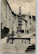 25640 Le Puy Foto AK ´Brunnen Fontaine des Tablers