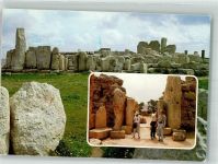 Qrendi 1989 Foto AK Hagar qim Temples Denkmal