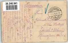 55210 Beney-en-Woevre 1915 Foto AK Marktplatz Feldpost WK I 1.Ers. Div.