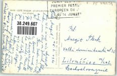 06160 Juan-les-Pins Antibes 1960 Foto AK Schwimmbad Strand