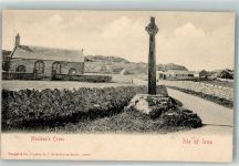 Edinburgh Foto AK Isle of Jona Macleans Cross Inneren Hebriden Schottland