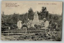 91590 Cerny 1918 Foto AK Denkmal der 53er Feldpost WK I Res.-Art.Mun.Kolonne Nr. 26