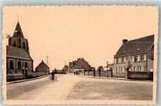 Mannekensvere Foto AK Kirche Pfarrhaus