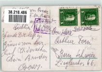 Lublin 1919 Foto AK Kirche Feldpost Zensur
