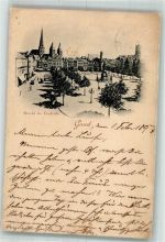 Gand Gent 1897 Foto AK Marktplatz