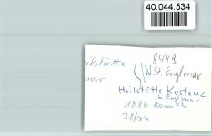94379 W8449 St Englmar FOTO KEINE AK Heilstätte Kostenz