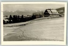 87466 W8967 Oy Foto AK Füssener Berge Zugspitze Winter Schnee Bahnpost Zug Nr. 2911