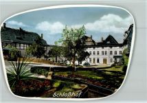 37699 W3476 Fürstenberg , Weser FOTO KEINE AK Schloßhof