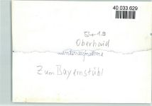 56237 W5419 Oberhaid , Westerw FOTO KEINE AK Zum Bayernstübel