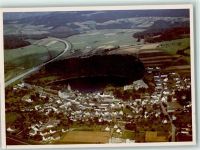 56766 W5447 Ulmen FOTO KEINE AK Luftaufnahme Maar Burgruine