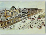 Hauptbahnhof Dresden um 1898 Bahnhof
