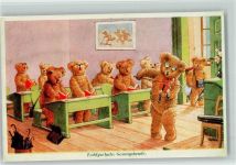 Teddybären vermenschlicht / Gesangstunde / Geige Teddy