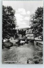35713 W6345 Eibelshausen - Fluss Brücke Haus Baum