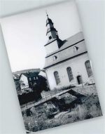 35713 W6345 Eibelshausen - Foto Kirche Auto Fluss Brücke