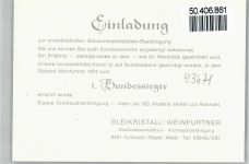 93471 W8498 Arnbruck - Bleikristall Weinfurtner