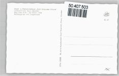 34346 W3510 Laubach , Kr Hann Münden - Gasthaus, Pension Zum Braunen Hirsch