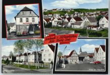 61137 W6369 Kilianstädten - Rathaus Platz der Republik Auto Straße Panorama