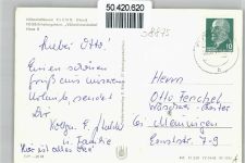 38875 O3701 Elend - Baum Haus Zaun Straße