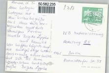 18375 O2383 Ostseebad Prerow - Hafen, Strand, Wanderer