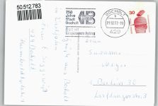 46395 W4290 Bocholt - Wappen Kirche Schule Rathaus