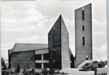 74858 W6955 Aglasterhausen - Kath. Pfarrkirche St. Matthäus, Architekten: Worring u. Rüttenauer