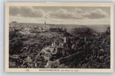 54531 W5562 Manderscheid , Eifel - Luftaufnahme, Ruine