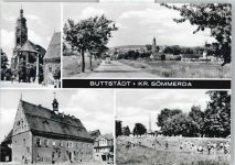 99628 O5232 Buttstädt - Michaeliskirche, Teilansicht, Rathaus, Bad