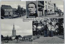 50169 W5014 Kerpen , Rheinl - Kirche, Ehrenmal, Kolpinghaus, Geburtshaus des Gesellenvaters