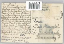 97702 W8732 Münnerstadt - Marktplatz , Marke entfernt