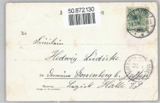 06333 O4270 Hettstedt , Sachs-Anh Gebrauchsspuren Marktplatz, Saiger-Tor, Postamt, Bahnhof