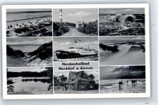 25946 W2278 Norddorf , Amrum - Strand, Leuchtturm, Schiff, Wattwanderung, Friesenhaus, Vogelkoje