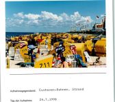 27472 W2190 Duhnen FOTO KEINE AK Foto montiert auf Karton