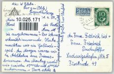 83355 W8221 Bergen , Oberbay 1954 - DJH Haus Foto AK