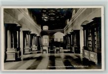 Rosenburg Rosenburg Schloss - Innenansicht AK Bibliothek 1928 Foto AK