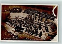 Konzert in der Royal Festival Hall - London Orchester 1936 Foto AK