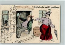 Ehe Humor - Raus aus der Kneipe AK Scheuermann, W. 1914