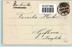 W3000 Hannover Marktkirche Tannenzweige Städteglückwunsch 1904
