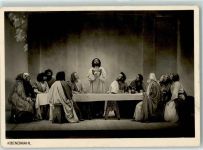 W8103 Oberammergau Jubiläums-Passionsspiele Abendmahl Jesus Jünger Passionsspiel 1934