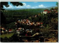 91349 W8551 Egloffstein - Blick vom Pfarrfelsen