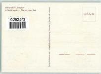 82402 W8124 Seeshaupt - Motorschiff Bayern Rückseite mit Abschürfungen bzw Kleberesten