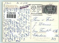 56412 W5431 Horbach , Westerw - Ignatius-Lötschert-Haus der Barmherzigen Brüder Rückseite mit Abschürfungen bzw Kleberesten