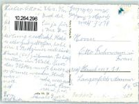 21244 W2110 Sprötze Gebrauchsspuren Rückseite mit Abschürfungen und Kleberesten Heins Gasthof Jugendheim Brunsberg Haus Osterberg