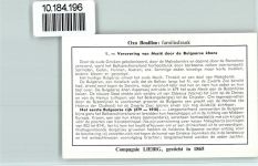 Geschiedenis van Bulgarije - Bulgarische Geschichte Nr. 1 Sammelbild Liebig Motiv Bulgarien
