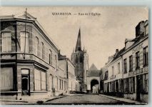 Warneton 1915 - Kirche Feldpost WK I