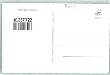 96231 W8623 Staffelstein , Oberfr - Rathaus Denkmal