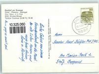 56818 W5592 Klotten Karte beschädigt Gasthaus am Brunnen Innenansicht